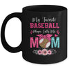 My Favorite Baseball Player Calls Me Mom Mothers Day Mug | teecentury