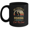 My Favorite Fishing Buddies Call Me Dad Fathers Day Mug Coffee Mug | Teecentury.com