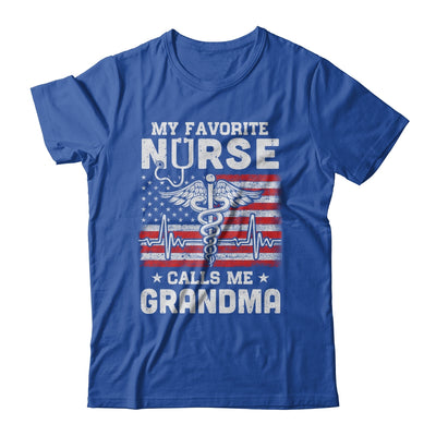 My Favorite Nurse Calls Me Grandma Usa Flag Mother's Day T-Shirt & Hoodie | Teecentury.com