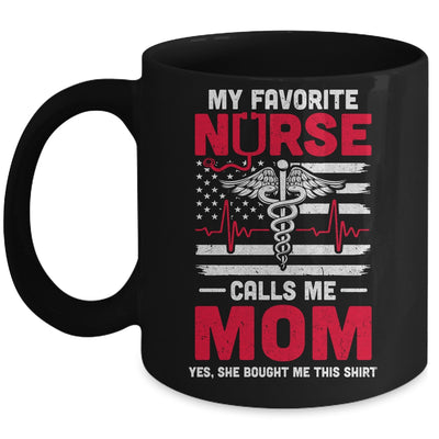 My Favorite Nurse Calls Me Mom Mommy Fathers Day Mug Coffee Mug | Teecentury.com