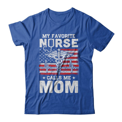 My Favorite Nurse Calls Me Mom Usa Flag Mother's Day T-Shirt & Hoodie | Teecentury.com