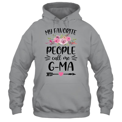 My Favorite People Call Me G-Ma Mother's Day Floral T-Shirt & Tank Top | Teecentury.com