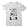 My Favorite People Call Me Gaga Mother's Day Floral T-Shirt & Tank Top | Teecentury.com