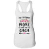 My Favorite People Call Me Gaga Mother's Day Floral T-Shirt & Tank Top | Teecentury.com