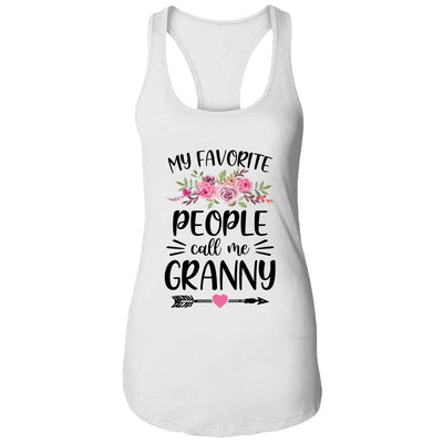 My Favorite People Call Me Granny Mother's Day Floral T-Shirt & Tank Top | Teecentury.com