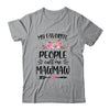 My Favorite People Call Me MawMaw Mother's Day Floral T-Shirt & Tank Top | Teecentury.com