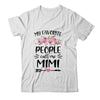 My Favorite People Call Me Mimi Mother's Day Floral T-Shirt & Tank Top | Teecentury.com