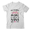 My Favorite People Call Me Nana Mother's Day Floral T-Shirt & Tank Top | Teecentury.com