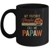 My Favorite People Call Me Papaw Funny Fathers Day Mug Coffee Mug | Teecentury.com