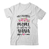 My Favorite People Call Me Yaya Mother's Day Floral T-Shirt & Tank Top | Teecentury.com