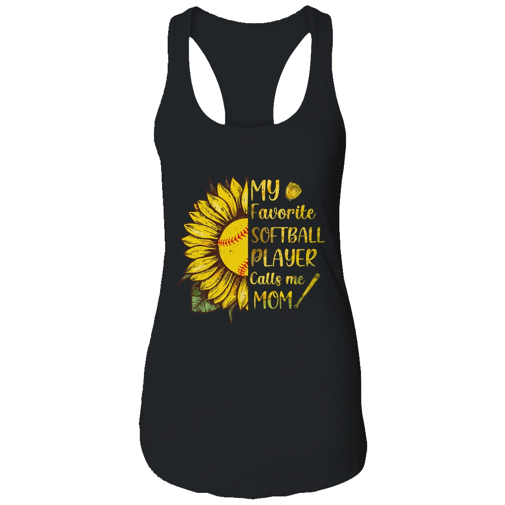 My Favorite Softball Player Call Me Mom Mothers Day T-Shirt & Tank Top | Teecentury.com