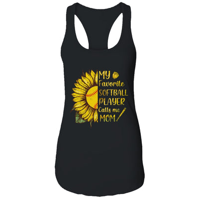 My Favorite Softball Player Call Me Mom Mothers Day T-Shirt & Tank Top | Teecentury.com