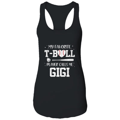 My Favorite T-Ball Player Calls Me Gigi Baseball T-Shirt & Tank Top | Teecentury.com