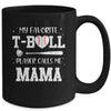 My Favorite T-Ball Player Calls Me Mama Baseball Mug Coffee Mug | Teecentury.com