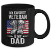 My Favorite Veteran Is My Dad Father Veterans Day Mug Coffee Mug | Teecentury.com