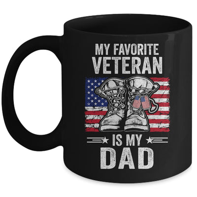 My Favorite Veteran Is My Dad Father Veterans Day Mug Coffee Mug | Teecentury.com