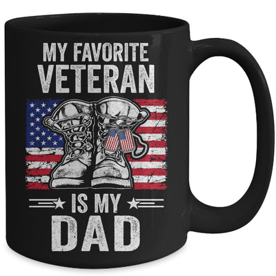 My Favorite Veteran Is My Dad Father Veterans Day Mug Coffee Mug | Teecentury.com