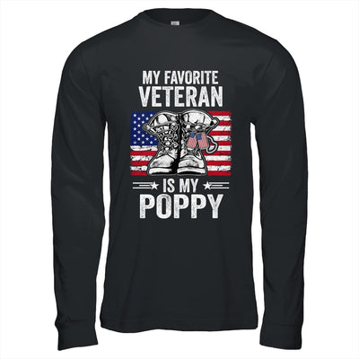 My Favorite Veteran Is My Poppy Father Veterans Day T-Shirt & Hoodie | Teecentury.com