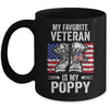 My Favorite Veteran Is My Poppy Father Veterans Day Mug Coffee Mug | Teecentury.com