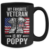 My Favorite Veteran Is My Poppy Father Veterans Day Mug Coffee Mug | Teecentury.com