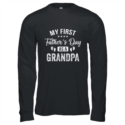 My First Father's Day As A Grandpa Fathers Day T-Shirt & Hoodie | Teecentury.com