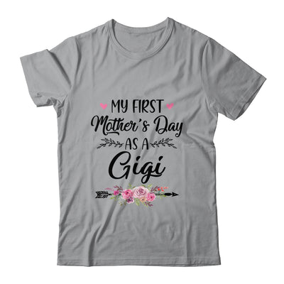 My First Mother's Day As A Gigi Mothers Day T-Shirt & Tank Top | Teecentury.com