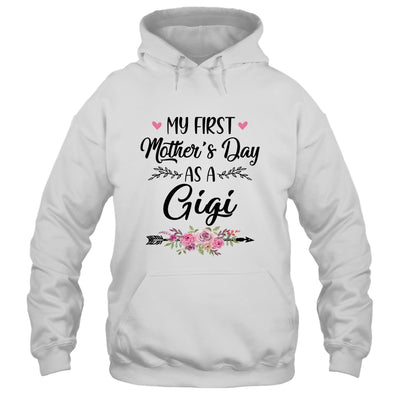 My First Mother's Day As A Gigi Mothers Day T-Shirt & Tank Top | Teecentury.com