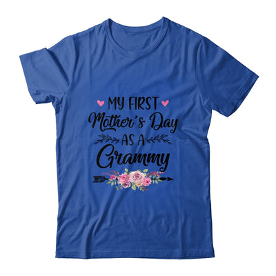 My First Mother's Day As A Grammy Mothers Day T-Shirt & Tank Top | Teecentury.com