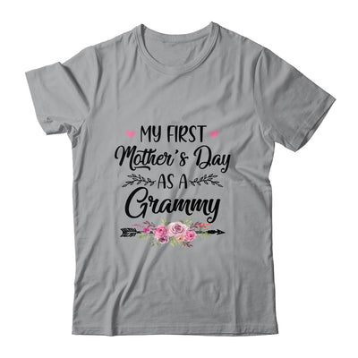 My First Mother's Day As A Grammy Mothers Day T-Shirt & Tank Top | Teecentury.com