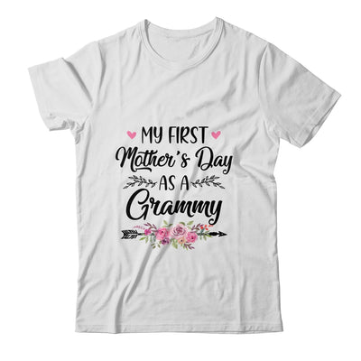 My First Mother's Day As A Grammy Mothers Day T-Shirt & Tank Top | Teecentury.com