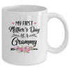 My First Mother's Day As A Grammy Mothers Day Mug Coffee Mug | Teecentury.com