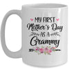 My First Mother's Day As A Grammy Mothers Day Mug Coffee Mug | Teecentury.com