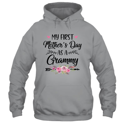 My First Mother's Day As A Grammy Mothers Day T-Shirt & Tank Top | Teecentury.com