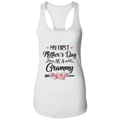 My First Mother's Day As A Grammy Mothers Day T-Shirt & Tank Top | Teecentury.com