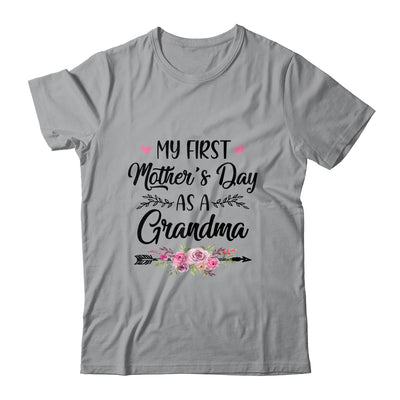 My First Mother's Day As A Grandma Mothers Day T-Shirt & Tank Top | Teecentury.com