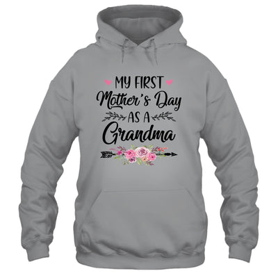 My First Mother's Day As A Grandma Mothers Day T-Shirt & Tank Top | Teecentury.com