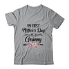 My First Mother's Day As A Granny Mothers Day T-Shirt & Tank Top | Teecentury.com