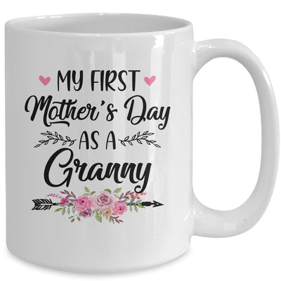 My First Mother's Day As A Granny Mothers Day Mug Coffee Mug | Teecentury.com
