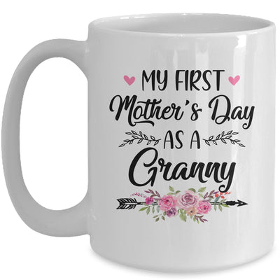 My First Mother's Day As A Granny Mothers Day Mug Coffee Mug | Teecentury.com