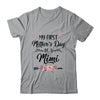 My First Mother's Day As A Mimi Mothers Day T-Shirt & Tank Top | Teecentury.com