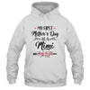 My First Mother's Day As A Mimi Mothers Day T-Shirt & Tank Top | Teecentury.com