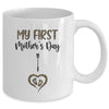 My First Mothers Day Mom Leopard Pregnancy Announcement Mug Coffee Mug | Teecentury.com