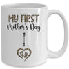 My First Mothers Day Mom Leopard Pregnancy Announcement Mug Coffee Mug | Teecentury.com
