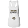 My First Mothers Day Mom Leopard Pregnancy Announcement T-Shirt & Tank Top | Teecentury.com