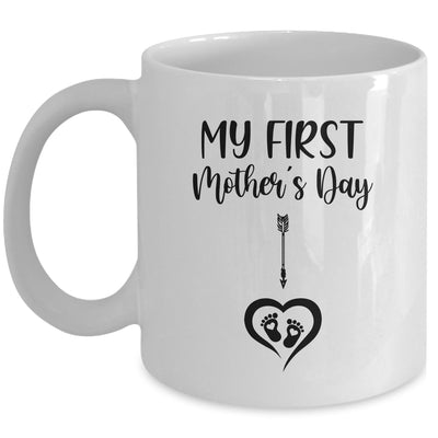My First Mothers Day Mommy Pregnancy Announcement Mug Coffee Mug | Teecentury.com