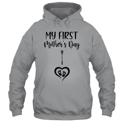 My First Mothers Day Mommy Pregnancy Announcement T-Shirt & Tank Top | Teecentury.com