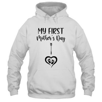 My First Mothers Day Mommy Pregnancy Announcement T-Shirt & Tank Top | Teecentury.com