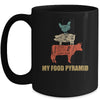 My Food Pyramid Funny Carnivore Cow Pig Chicken Mug Coffee Mug | Teecentury.com