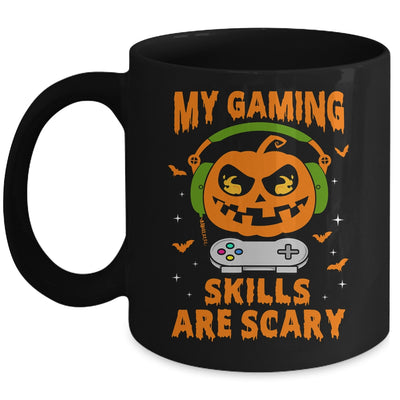 My Gaming Skills Are Scary Halloween For Gamer Funny Mug | teecentury