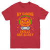 My Gaming Skills Are Scary Halloween For Gamer Funny Youth Shirt | teecentury